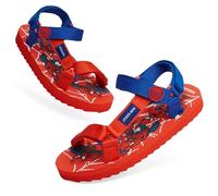Marvel Sandales Spiderman Enfant Garcon - Chaussure Ouverte Enfant Garcon Été Taille 28-35 (Rouge, 34 EU)