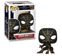 Marvel Sans Voie Maison Spider-Man Noir & Doré Suit 9.5cm Pop Vinyle Figure