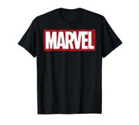 Marvel Scribbled Box Outline Logo T-Shirt