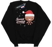 Marvel - "Season's Grootings" Sweatshirt für Jungen BI29532 (140-146) (Schwarz)