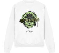 Marvel - "Secret Invasion Anybody" Sweatshirt für Herren/Damen Uni TV3578 (XXL) (Weiß)