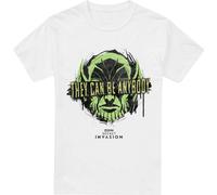 Marvel - "Secret Invasion Anybody" T-shirt pour homme TV3357 (XL) (Blanc)