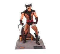 Marvel Select Action Figurine Unmasked Brown Costume Wolverine 18 Cm Diamond Sel