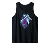 Marvel Shang-Chi Razor Fist Neon Tank Top