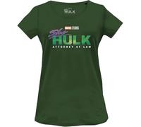 Marvel « She Hulk Attorney at Law » T-Shirt Femme, Vert Bouteille, Taille XL