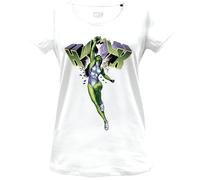 Marvel « She Hulk Comic Poster » T-Shirt Femme, Blanc, Taille XXL