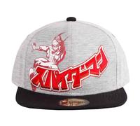 Marvel Snapback Berretto Giapponese Spiderman Grigio/Nero, Taglia Unica, SB10007