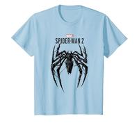 Marvel Spider-Man 2 Gamerverse Venom Spider T-Shirt, Enfant, Bleu Céleste, 12 Ans