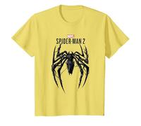 Marvel Spider-Man 2 Gamerverse Venom Spider T-Shirt, Enfant, Citron, 2 Ans