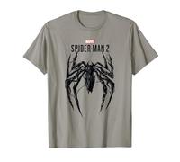 Marvel Spider-Man 2 Gamerverse Venom Spider T-Shirt, Homme, Ardoise, L