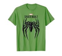 Marvel Spider-Man 2 Gamerverse Venom Spider T-Shirt, Homme, Herbe, XXL
