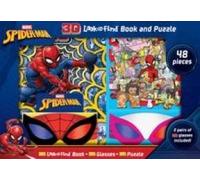 Marvel Spider-Man: 3d Look And Find Book And Puzzle Boxed Pack By Pi Kids