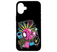 Marvel Spider-Man : Across The Spider-Verse Spider-Punk Head Coque pour iPhone 16 Plus