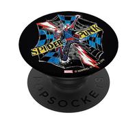 Marvel Spider-Man: Across the Spider-Verse Spider-Punk Web PopSockets PopGrip Interchangeable
