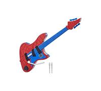 Marvel Spider-Man - Across The Spider-Verse Spider-Punk Webblaster Guitare - Jouet de Jeu de rôle Musical Joyeux pour Enfants à partir de 5 Ans