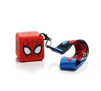 Marvel Spider-Man Bitty Box Haut-parleur Bluetooth avec cordon de 12,7 cm - Mini haut-parleur Bluetooth portable, clip porte-clés, plus de 4 heures de lecture, son sans fil Bluetooth pour téléphones