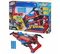 Marvel Spider-Man, Blaster Double Attaque, Jouets Super-Héros 2 en 1, Blaster Nerf Spider-Man, Tire Fléchettes et Jet d’Eau, Jouets pour Enfants dès 5 Ans