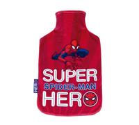 Marvel Spider-Man Bouillotte Eau Chaude, Sac Eau Chaude, Velours Doux au Toucher, Thérapie Chaude et Froide, Capacité 1,5 L
