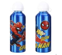 Marvel Spider-Man Bouteille d'eau en aluminium de 500 ml | Bouteille réutilisable sous licence officielle pour enfants | Bouchon à vis étanche | Bouteille légère en métal sans BPA pour l'école, le