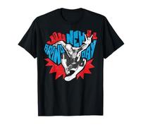 Marvel Spider-Man: Brand New Day Pop Art Spidey and Skyline T-Shirt