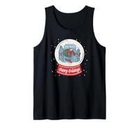 Marvel Spider-Man Christmas Happy Holidays Snow Globe Débardeur