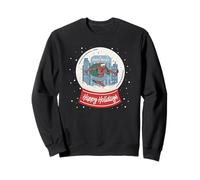 Marvel Spider-Man Christmas Happy Holidays Snow Globe Sweatshirt