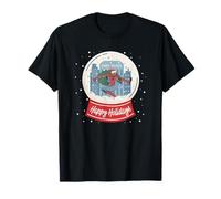 Marvel Spider-Man Christmas Happy Holidays Snow Globe T-Shirt