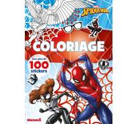 Marvel Spider-Man - Coloriage avec plus de 100 stickers (Spider-Man et Spider-Girl) - Collectif - Hemma - broché - Document jeunesse