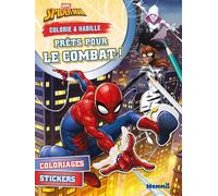 Marvel Spider- Man - Colorie & Habille - Prêts pour le combat ! - Coloriages - Stickers - Collectif - Hemma - broché - Document jeunesse