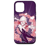 Marvel Spider-Man dans Le Spider-Verse Gwen Stacy Hearts Coque pour iPhone 12/12 Pro