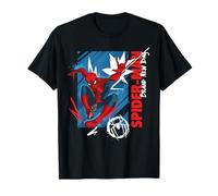 Marvel Spider-Man: Day Comic Panel of Spider-Man T-Shirt