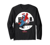 Marvel Spider-Man: Day Minimalistic Spider-Man Art Manche Longue