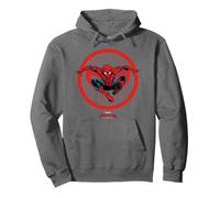 Marvel Spider-Man: Day Spiderman Leaping Thru Web Sweat à Capuche