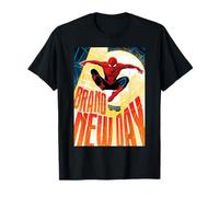 Marvel Spider-Man: Day Spidey Leaping Down City T-Shirt