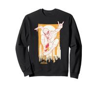 Marvel Spider-Man: Day Spidey Sunset City Swinging Sweatshirt