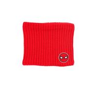 Marvel Spider-Man Écharpe tube pour enfant sous licence officielle pour garçon Taille unique à partir de 3 ans Accessoire d'hiver chaud et doux Cadeau pour garçons, rouge, taille unique