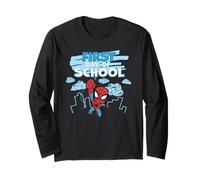 Marvel Spider-Man First Day of School Spidey Back to School Manche Longue