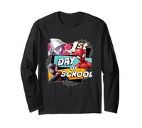 Marvel Spider-Man & Friends 1st Day of School Back to School Manche Longue