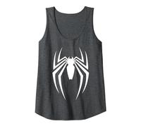 Marvel Spider Man Gameverse Logo Débardeur, Femme, Chiné Foncé, S