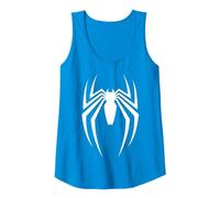 Marvel Spider Man Gameverse Logo Débardeur, Femme, Saphir, M