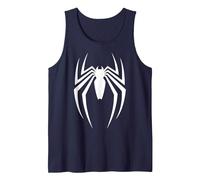 Marvel Spider Man Gameverse Logo Débardeur, Homme, Bleu Marine, L