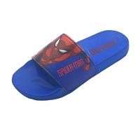 Marvel Spider-Man, Garçons, Filles Enfants Spiderman Piscine Sliders, Tongs, Sandales de Plage, Bleu, Taille 1 UK, 33 EU