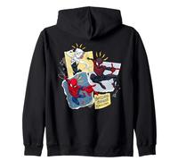 Marvel Spider-Man Ghost-Spider Miles Spider-Sense Tingling Sweat à Capuche