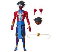 Marvel Spider-Man Legends Series Across The Spider-Verse, Figurine de Collection Pavitr Prabhakar de 15 cm, Rouge et Bleu