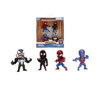 Marvel Spider-Man Lot de 4 figurines moulées sous pression 6,3 cm