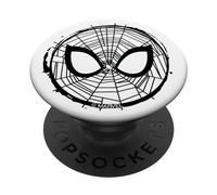 Marvel Spider-Man Mask Sketch PopSockets PopGrip Interchangeable