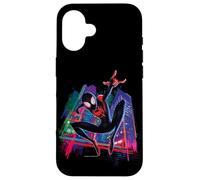 Marvel Spider-Man Miles Morales Graffiti City Coque pour iPhone 16