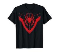 Marvel Spider-Man Miles Morales Halloween Costume T-Shirt, Homme, Noir, XL