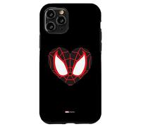 Marvel Spider-Man Miles Morales Masque de Saint-Valentin Cœur Coque pour iPhone 11 Pro