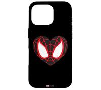 Marvel Spider-Man Miles Morales Masque de Saint-Valentin Cœur Coque pour iPhone 16 Pro